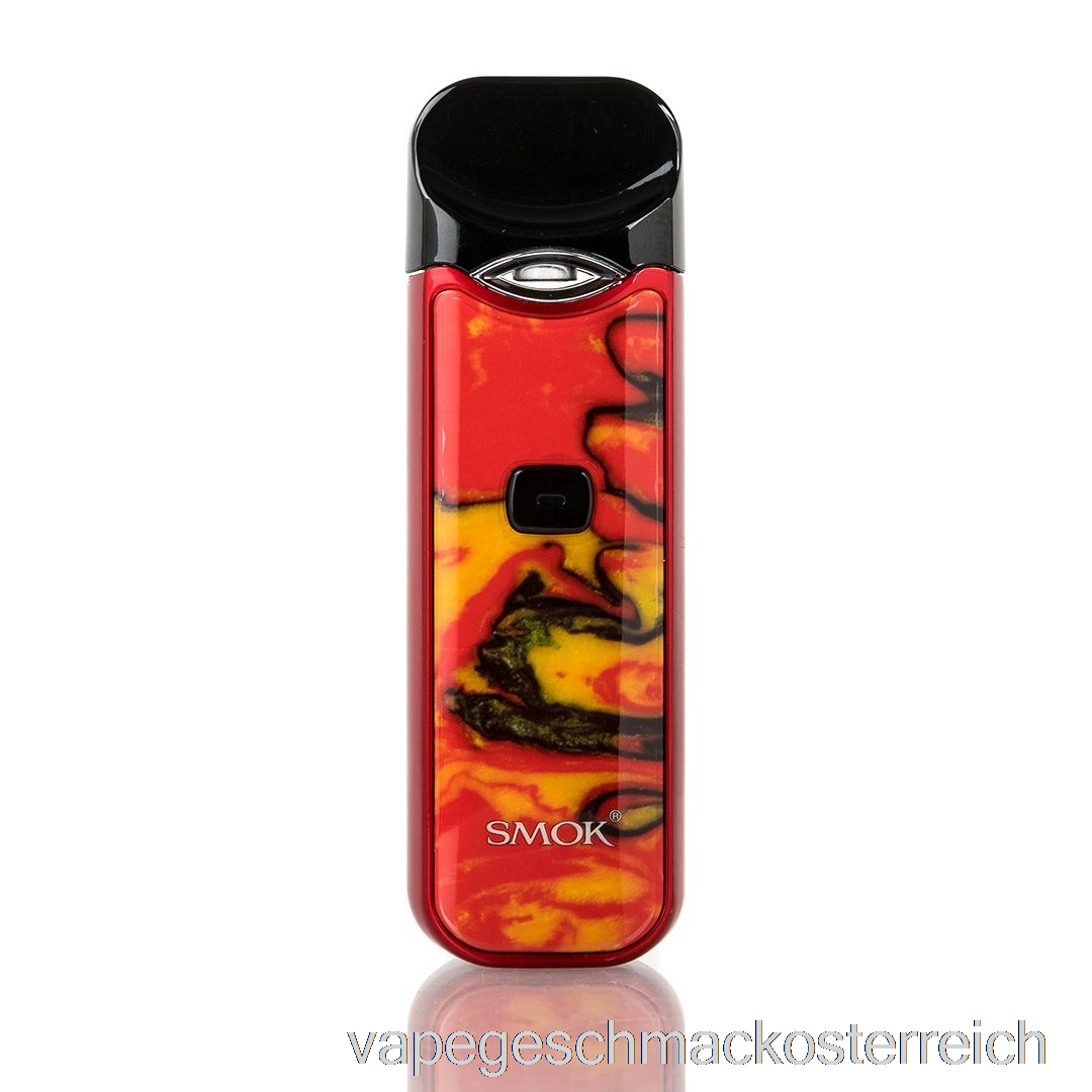 Smok Nord 15w Pod Kit Rot/gelbes Harz Vape Geschmack